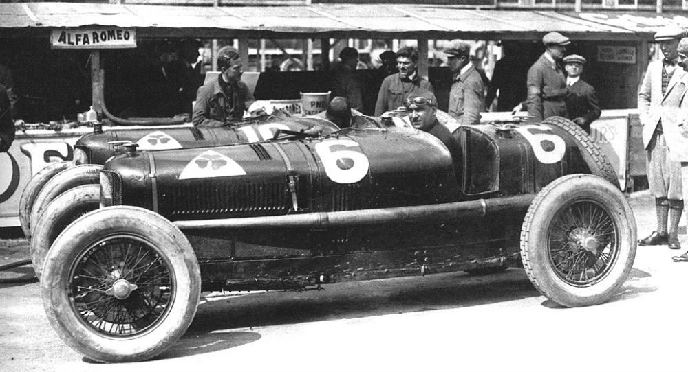Giuseppe Campari - Alfa Romeo P2 - Marele Premiu al Belgiei 1925